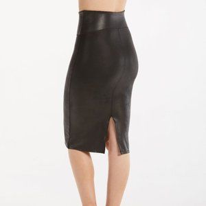 Faux Leather Pencil Skirt